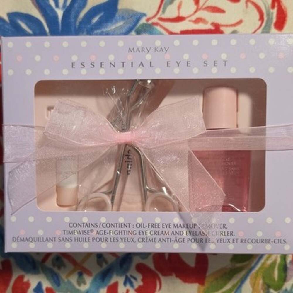 Mary Kay TimeWise Essential Eye Set Remover, Age-Fighting Cream, Curler